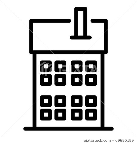 Architecture Riga building icon, outline style Architecture Riga building icon, outline style 69690199