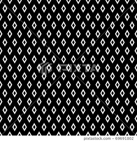 Seamless geometric diamonds pattern and texture. 69691802