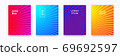 Pattern backgrounds, color gradient halftone wave 69692597