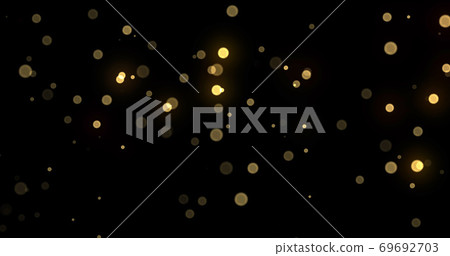 Light bokeh gold shine glitter background, 69692703