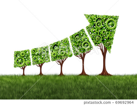 Economy Graph Chart Economy Graph Chart 69692964