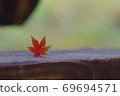 Autumn leaves stand 69694571