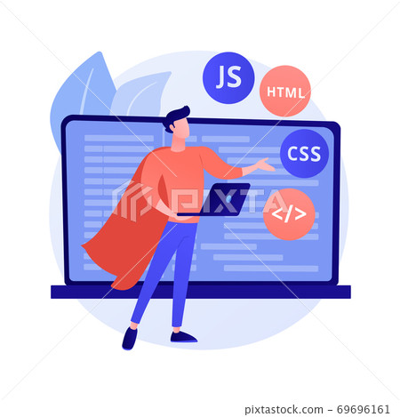 Advanced computer skills abstract concept vector illustration. 69696161