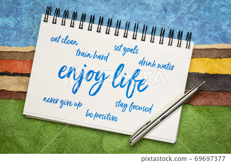 healthy lifestyle word cloud in a sketchbook healthy lifestyle word cloud in a sketchbook 69697377