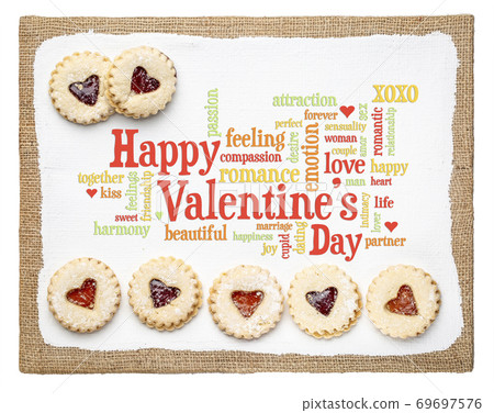 Happy Valentines Day word cloud 69697576