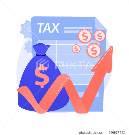 Taxable income abstract concept vector... - Stock Illustration ...