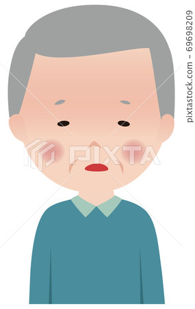 Male cute senior character has a hot fever Male cute senior character has a hot fever 69698209