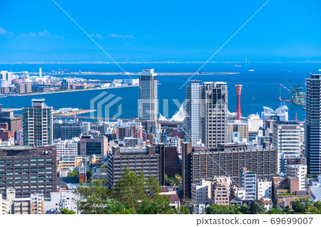 《Hyogo Prefecture》 Kobe cityscape, Suwayama Park view 《Hyogo Prefecture》 Kobe cityscape, Suwayama Park view 69699007