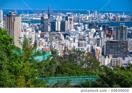《Hyogo Prefecture》 Kobe cityscape, Suwayama Park view 《Hyogo Prefecture》 Kobe cityscape, Suwayama Park view 69699008