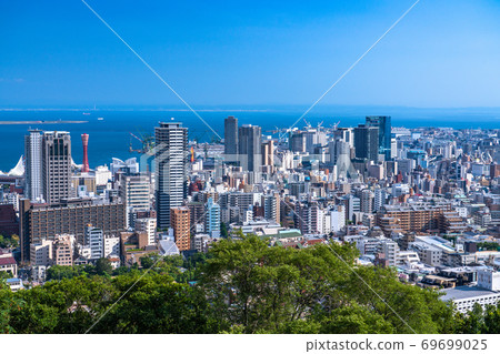 《Hyogo Prefecture》 Kobe cityscape, Suwayama Park view 69699025