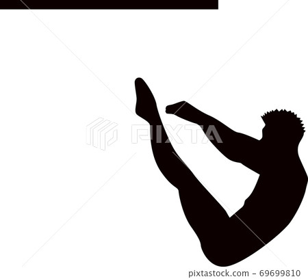 跳躍的球員剪影 69699810