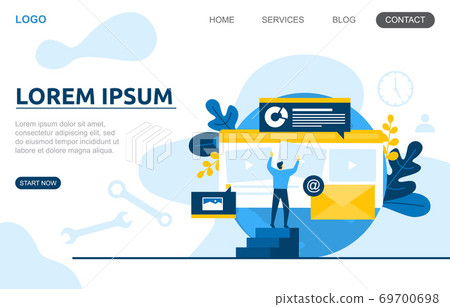 People Build Website Design Web Page Project Development Illustration People Build Website Design Web Page Project Development Illustration 69700698