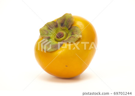 Closeup persimmons isolated on a white background Closeup persimmons isolated on a white background 69701244