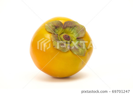 Closeup persimmons isolated on a white background Closeup persimmons isolated on a white background 69701247