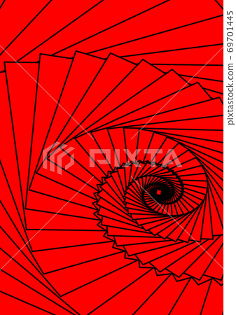 Template for text vector red spiral on a black background. Template for text vector red spiral on a black background. 69701445