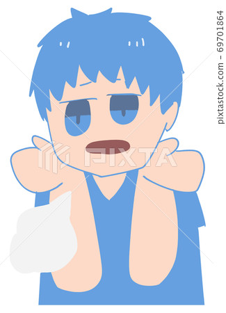 A nurse who is amazed and sighs A nurse who is amazed and sighs 69701864