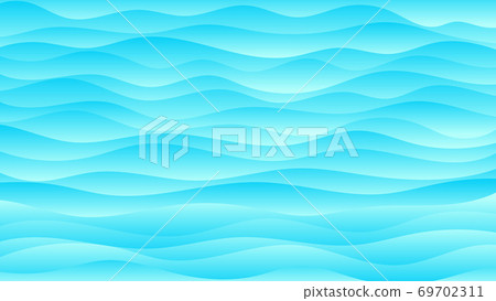Water blue ocean wave lines abstract vector... - Stock Illustration ...