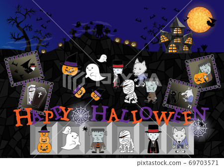 Those who wander around on Halloween night Those who wander around on Halloween night 69703571