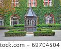 Wroclaw Osolinium Library Courtyard 69704504