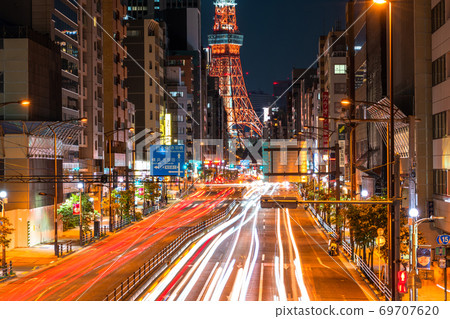 《Tokyo》 Night view / city view of Tokyo Tower 69707620