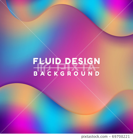 Fluid banner water flow rainbow color style Fluid banner water flow rainbow color style 69708221