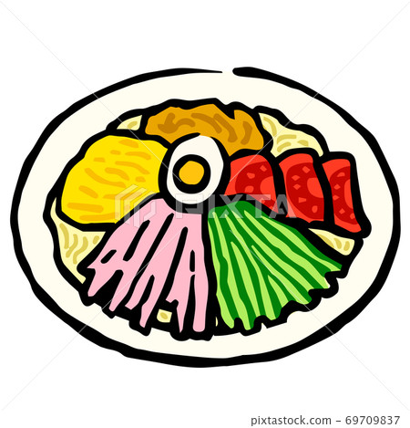 Illustration of Hiyashi chuka Illustration of Hiyashi chuka 69709837