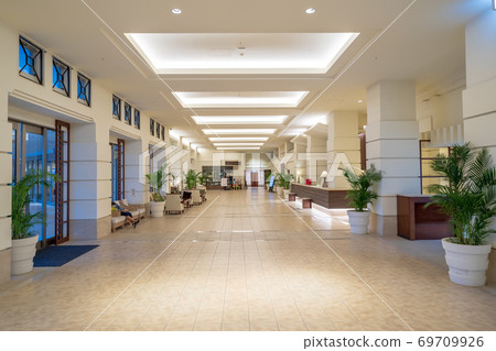 Okinawa resort hotel lobby 69709926