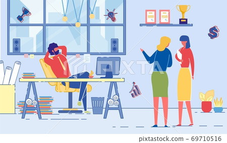 Business People Office Daily Routine. Working Day Business People Office Daily Routine. Working Day 69710516