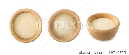Dry gelatine powder and granules used as a gelling agent 69710725