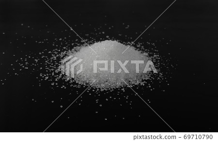 White Powder of Lemon Acid, Clay or Bentonite Texture 69710790