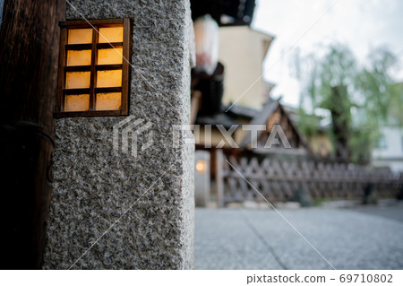 拍攝京都市下京區島原市的街道 69710802