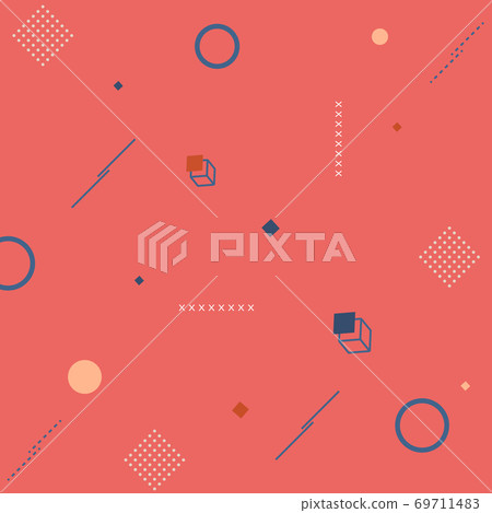 Geometric abstract background 69711483