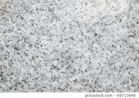Grey Old Stone Pavement Texture Background Top View 69713646