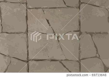 Grey Old Stone Pavement Texture Background Top View Grey Old Stone Pavement Texture Background Top View 69713648