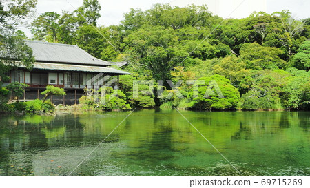 靜岡縣Rakujuen滿水奧巴馬池塘9月 靜岡縣Rakujuen滿水奧巴馬池塘9月 69715269
