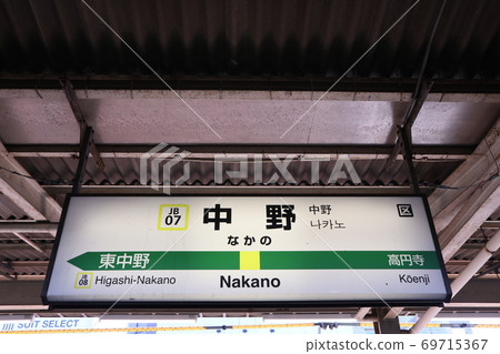 Station name display version of Nakano Station (Chuo Line Eastbound) Station name display version of Nakano Station (Chuo Line Eastbound) 69715367
