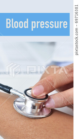 text blood pressure in mobile stories format text blood pressure in mobile stories format 69716381
