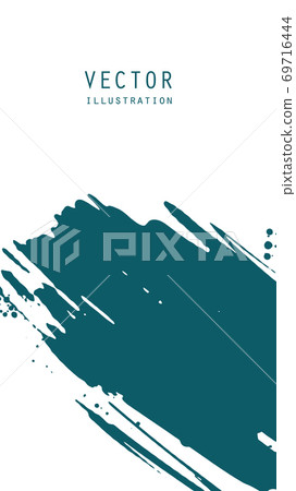 Abstract ink brush banners with grunge effect Abstract ink brush banners with grunge effect 69716444