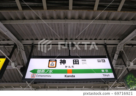Station name display version of Kanda Station (Chuo Line Rapid) Station name display version of Kanda Station (Chuo Line Rapid) 69716921