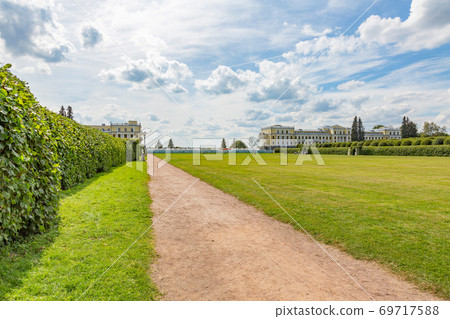 Part of the architectural ensemble in the Arkhangelskoye park. Krasnogorsk, Russia Part of the architectural ensemble in the Arkhangelskoye park. Krasnogorsk, Russia 69717588