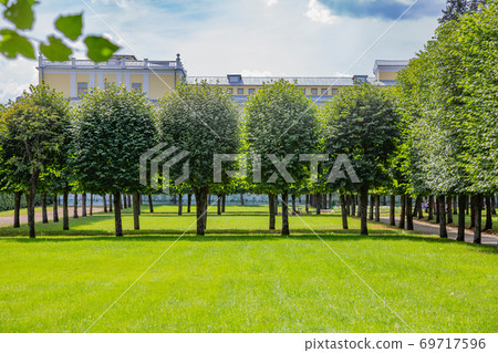 Part of the architectural ensemble in the Arkhangelskoye park. Krasnogorsk, Russia Part of the architectural ensemble in the Arkhangelskoye park. Krasnogorsk, Russia 69717596