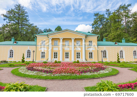 Part of the architectural ensemble in the Arkhangelskoye park. Krasnogorsk, Russia Part of the architectural ensemble in the Arkhangelskoye park. Krasnogorsk, Russia 69717600