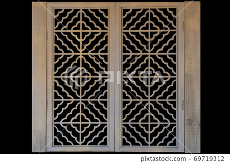Korean traditional window frame Korean traditional window frame 69719312