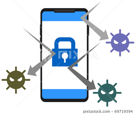 Security to protect your smartphone from viruses 69719394