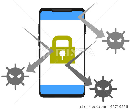 Security to protect your smartphone from viruses 69719396