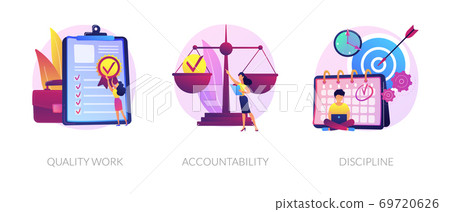 Task and project management vector concept metaphors. 69720626