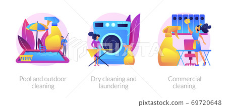 Cleaning services vector concept metaphors. 69720648