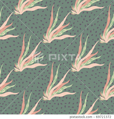 Seamless underwater pattern with pink seaweeds.... - Stock Illustration ...