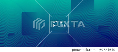 Dark Dynamic Wave. Flow Abstract Stripes. Vector -插圖素材 [69721610] - PIXTA圖庫