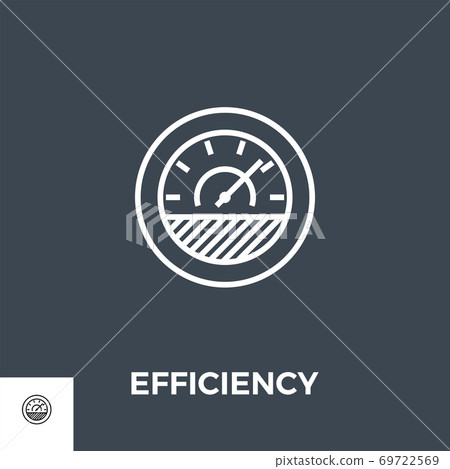 Efficiency Line Icon Efficiency Line Icon 69722569